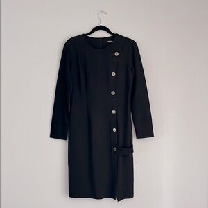 Norm Black side button Dress size 38 large